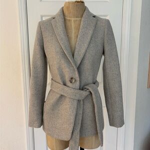 NWOT! Ann Taylor Wool Belted Blazer